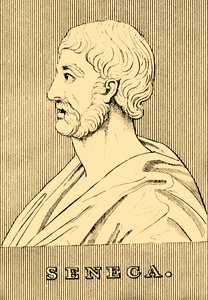 Seneca, um 4 v. Chr.-65 n. Chr., 1830 von Unbekannt