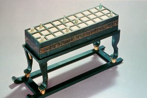 Senet-Spielbrett, aus dem Grab von Tutanchamun, 18. Dynastie von Unbekannt