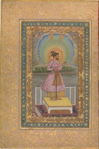 Shah Jahan auf einer Terrasse, 1627