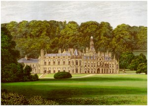 Shelton Abbey, County Wicklow, Irland, Heim des Earl of Wicklow, um 1880 von Unbekannt