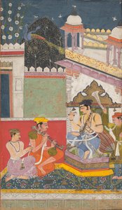 Shri Raga: Folio aus einer Ragamala-Serie, Mitte des 17. Jahrhunderts