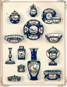 Silizium China, Scale Blue, frühes 20. Jahrhundert, 1911 von Unbekannt