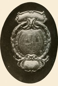 Silbernes Stirnband mit englischem Wappen, 1677, 1937