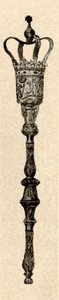 Silberne Keule, verwendet im Virginia House of Burgesses, ca. 1640-1770, 1937 von Unbekannt