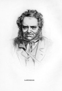 Sir Edwin Henry Landseer, britischer Maler, 1912 von Unbekannt