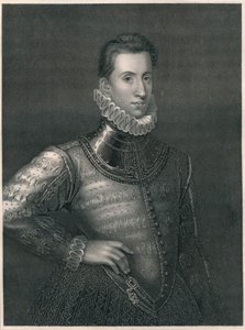 Sir Philip Sidney, ca. 1576, frühes bis mittleres 19. Jahrhundert von Unbekannt