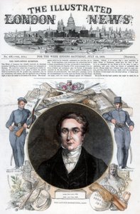 Sir Robert Peel, 1850 von Unbekannt