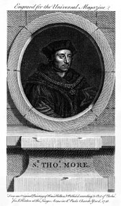 Sir Thomas More, katholischer englischer Anwalt, Schriftsteller und Politiker, 1748