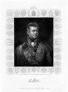 Sir Thomas Picton, britischer Militärführer, 19. Jahrhundert von Unbekannt