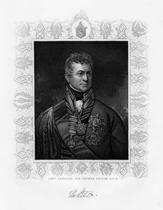 Sir Thomas Picton, britischer Militärführer, 19. Jahrhundert von Unbekannt