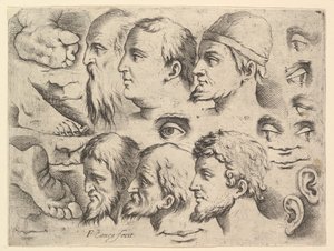 Sechs Köpfe, drei Füße, zwei Ohren, sechs Augen, vier Lippen