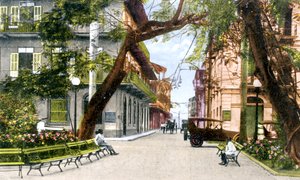 Sechste Straße, Panama-Stadt, um 1900er von Unbekannt