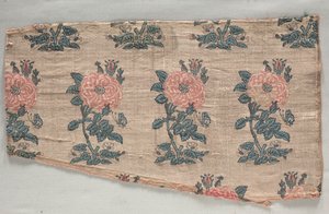 Ärmel mit Rosensträuchern und Schmetterlingen, frühe 1600er
