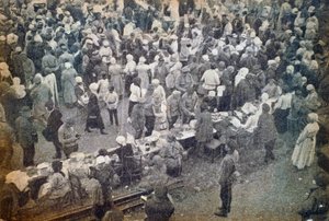 Smolensk Markt, Moskau, UdSSR, 1920er Jahre