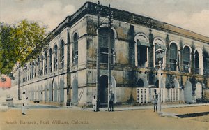 Südliche Kaserne, Fort William, Kalkutta, spätes 19. - frühes 20. Jahrhundert