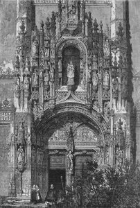 Südfront des Klosters Santa Maria in Belem, ca. 1890 von Unbekannt