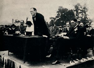 Rede bei den Enfield Munitionswerken, 1917, 1945