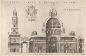 Speculum Romanae Magnificentiae: Entwurf für die Basilika St. Peter im Vatikan, 1514