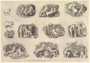 Speculum Romanae Magnificentiae: Themen nach der Antike..., ausgeführt ca. 1550-77, gedruckt nach 1577
