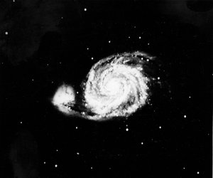 Spiralgalaxie M 51 in Canes Venatici