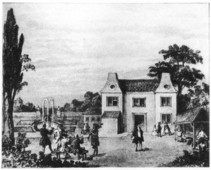 Frühlingsgärten, Standort des Lowndes Square, London, spätes 18. Jahrhundert, 1907 von Unbekannt