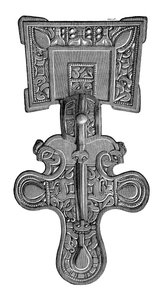 Quadratköpfige Fibel, aus Ragley Park, Warwickshire, 1893 von Unbekannt