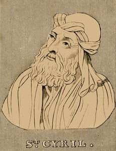 St. Kyrill, ca. 376-444, 1830 von Unbekannt