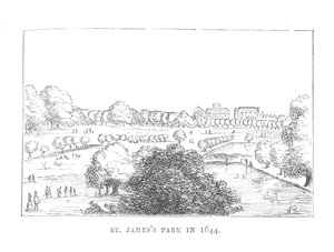 St. James Park im Jahr 1644 von Unbekannt