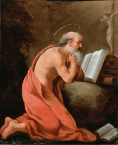 St. Hieronymus in Buße von Unbekannt