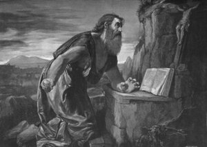 St. Hieronymus in der Wildnis, ca. 1525-1530