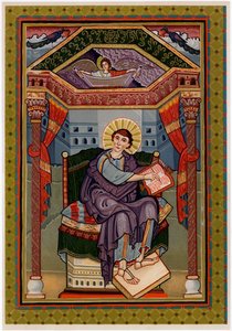 St. Matthäus, ca. 800 n. Chr. von Unbekannt