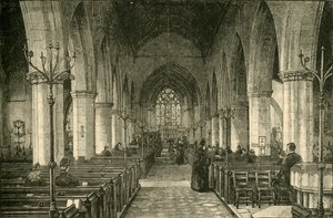 St. Nikolaus Kirche: Das Kirchenschiff, 1886, 1898 von Unbekannt