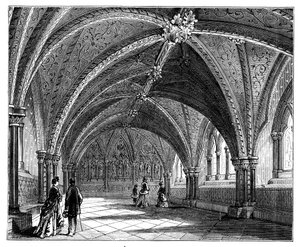 St. Stephans Krypta, Westminster Palace, London, ca. 1888