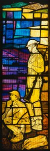 Buntglasfenster, Royal Garrison Church, Portsmouth, Hampshire, ca. 1980-2017