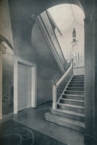 Treppe und Halle von Finella vom Architekten Raymond McGrath 1903-1977, 1930 von Unbekannt