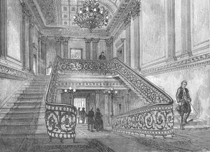 Treppe im Northumberland House, 1897