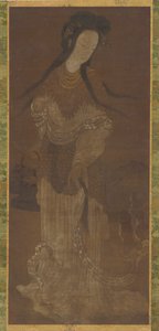 Stehende Figur einer weiblichen Unsterblichen, Ming-Dynastie, 16.-17. Jahrhundert von Unbekannt