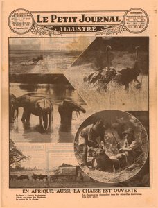 Beginn der afrikanischen Jagdsaison, 1931