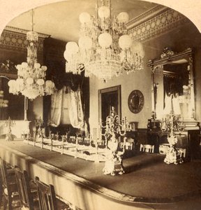 Staatsspeisesaal, Präsidentenresidenz, Washington, D.C., USA, um 1900