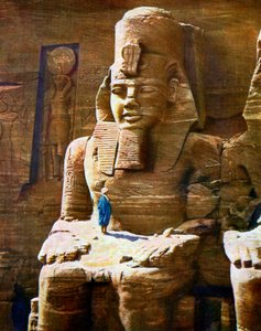 Statue von Ramses II. in Abu Simbel, Ägypten, 1933-1934