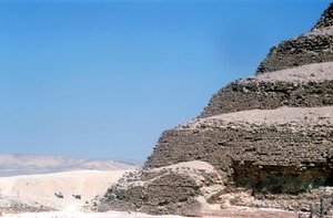 Stufenpyramide des Königs Djoser Zozer, Saqqara, Ägypten, 3. Dynastie von Unbekannt
