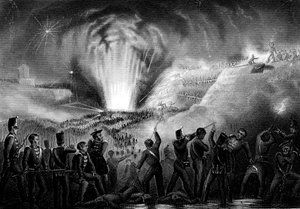 Sturm auf Badajoz, Spanien, Halbinselkrieg, 6. April 1812 von Unbekannt