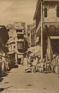 Straßenszene, Lahore von Unbekannt