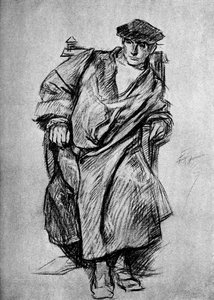 Studie für ein Kleid, Hof von Heinrich VIII., 1899 von Unbekannt