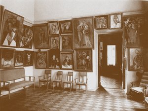 Studie bekannt als das Picasso-Zimmer im Haus von Schtschukin von Unbekannt