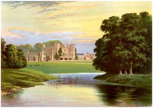 Sundorne Castle, bei Shrewsbury, Shropshire, Heimat der Familie Corbet-Pigott, um 1880 von Unbekannt