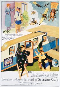 Werbung für Sunlight-Seife, 1919 von Unbekannt