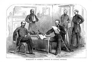 Kapitulierung von General Johnston vor General Sherman, 26. April 1865, 1872