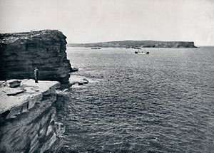 Sydney Heads, am Gap bei Watsons Bay, um 1900