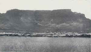 Tafelberg und Kapstadt von Unbekannt